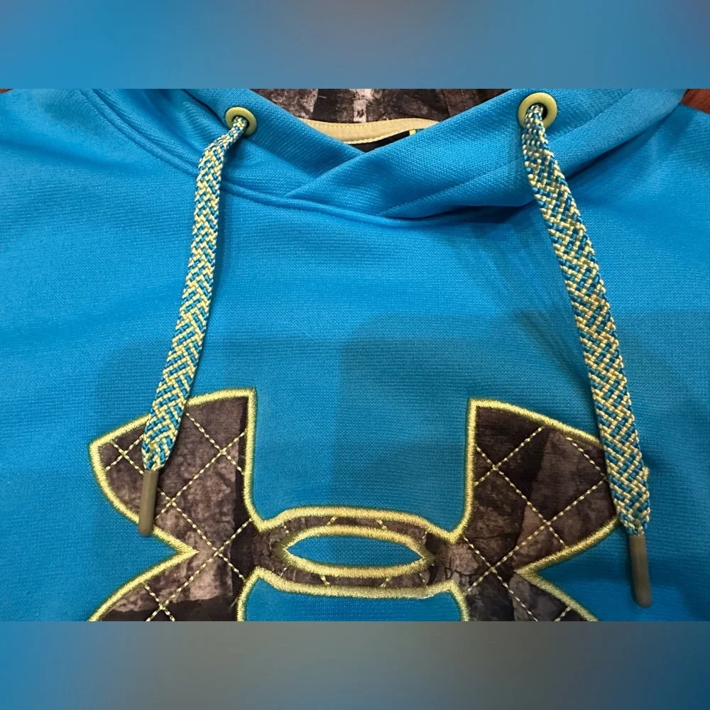 Under Armour Men’s Blue Hoodie with Camo Accents: UA Storm - Picture 6 of 12